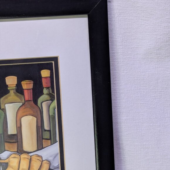 "Frank By Will Rafuse Framed Print Martini Shaker 11.5x9.5 - Picture 6 of 10